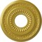 Ekena Millwork Lauren Ceiling Medallion (Fits Canopies up to 6 1/4"), 20 5/8"OD x 6 1/4"ID x 1 3/8"P, Rich Gold CM20LNRGS - alternate 1